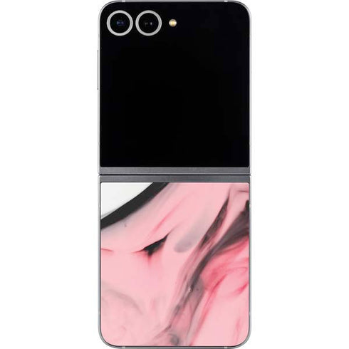 Pink Marble Ink Galaxy Z Flip6 Skin